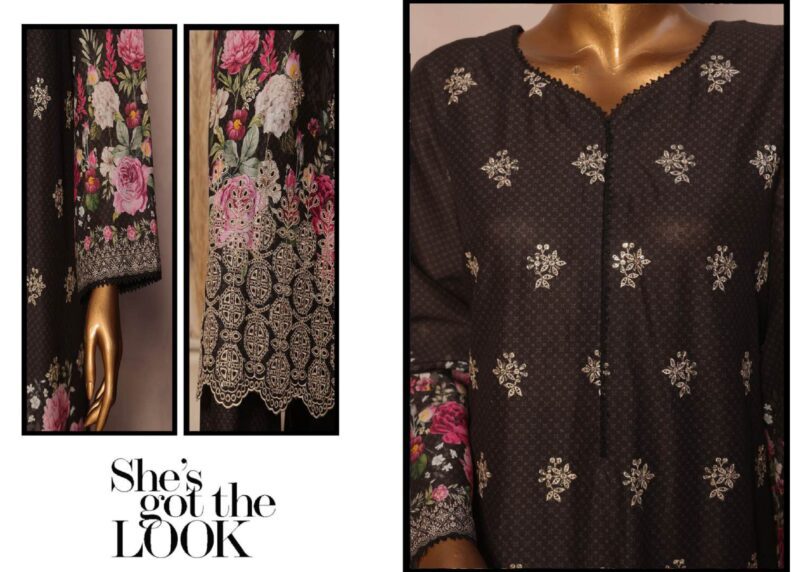 BIN SAEED RONAQ-E-EID EXCLUSIVE EMRBOIDERED - Image 3